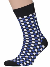 Мужские носки MSCLUB №М30, nm-323, МУЛЬТИКОЛОР в клетку