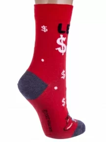 Носки унисекс SPONGEBOB Брестские (БЧК), 21С4203, рис. 076, КРАСНЫЕ