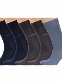 Комплект из 5 пар мужских носков RuSocks (Орудьевский трикотаж) микс 3 (5-М-216)