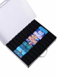 Набор из 30 пар мужских носков MSCLUB №М29, ВИМ30-29, микс "МОРЕ"