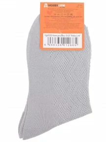 Детские носки Hobby Line, Ндх3538, СВЕТЛО-СЕРЫЕ