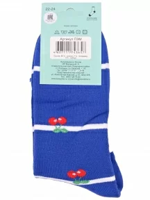 Детские махровые носки LORENZline, П3М, СИНИЕ