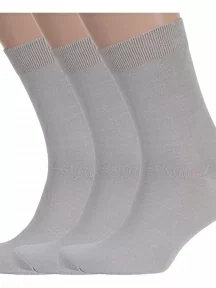 Комплект из 3 пар мужских носков RuSocks (Орудьевский трикотаж), 3-М-1134, ТЕМНО-БЕЖЕВЫЕ