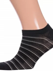 Мужские ультракороткие носки "Борисоглебский трикотаж", 4С3002/1, ЧЕРНЫЕ