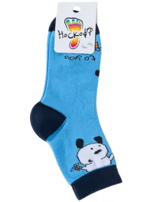Детские носки "Носкофф" (АЛСУ) рис. 3689, ГОЛУБЫЕ (НД1)