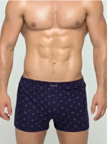 Мужские трусы-шорты из 100% хлопка Sergio Dallini, SG3305-3, ТЕМНО-СИНИЕ