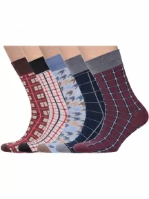 Набор из 5 пар мужских носков MSCLUB №М30, ВИ5-НМ30, микс 1