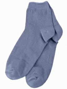 Детские носки из 100% хлопка "НАШЕ" Смоленской чулочной фабрики, С115, рис. 1, СЕРЕБРИСТО-СЕРЫЕ №54