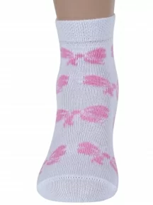 Детские носки Брестские (БЧК), 14С3081, рис. 381, БЕЛЫЕ