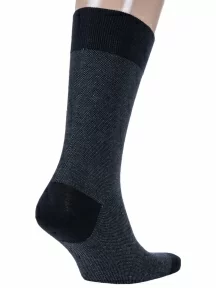 Набор из 5 пар мужских хлопковых носков (ТМ Sergio di Calze), PG-15SC3-5, ЧЕРНЫЕ