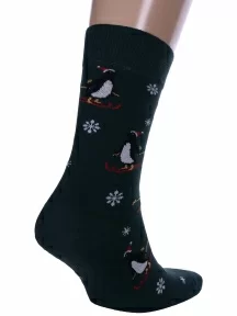 Мужские носки Брестские (БЧК), 20С2146, рис. 538 ТЕМНО-ЗЕЛЕНЫЕ