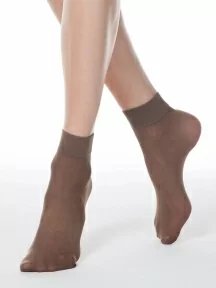 Комплект из 2 пар женских носков Conte, 8С-7СП/Tension 40Н, Shade, серо-коричневые