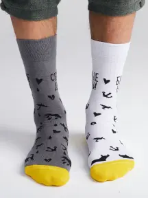 Носки unisex St. Friday Socks "Белые ночи, серые дни" (SPB-1004-02)