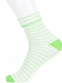 Подростковые носки LORENZline, П4, САЛАТОВЫЕ