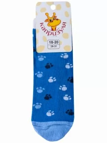 Детские носки "НАШЕ" Смоленской чулочной фабрики, 222С81С, рис. 3, ВАСИЛЬКОВЫЕ №21-2