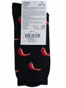 Носки unisex ХОХ FANTASY, XF-7, ЧЕРНЫЕ