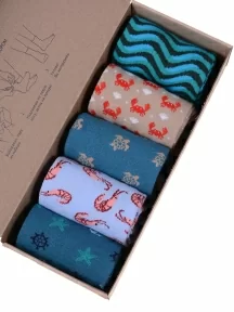 Набор из 5 пар мужских носков MSCLUB №М29, ВИ5-НМ29, микс 2