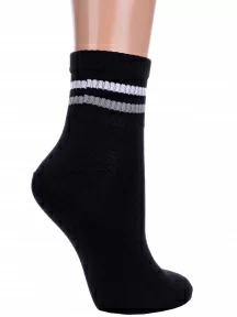 Детские спортивные носки LORENZline, П19, ЧЕРНО-СЕРЫЕ