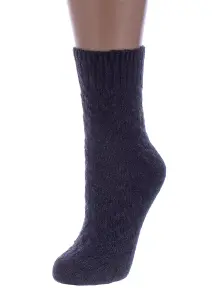 Женские полушерстяные носки RuSocks (Орудьевский трикотаж) ТЕМНО-СИНИЕ (Ж3-38847)