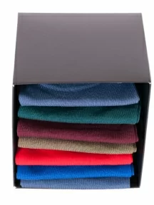 Набор мужских укороченных носков из мерсеризованного хлопка, 7 пар (ТМ Sergio di Calze), PG-17SC7-7, микс