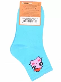 Детские спортивные носки Hobby Line, Ндх4366, ГОЛУБЫЕ
