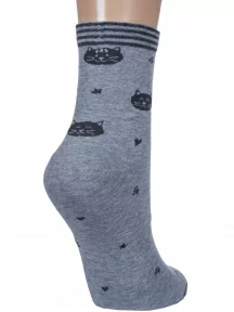 Женские носки "Красная ветка", С-1293, СЕРЫЕ