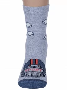 Детские носки RuSocks (Орудьевский трикотаж), Д3-13500, рис. 03, СВЕТЛО-СЕРЫЕ