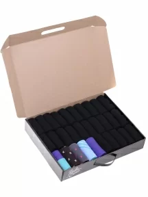 Набор из 30 пар мужских носков "Нева-Сокс", НС-30-202, микс "Ментоловый гонщик" V2.0