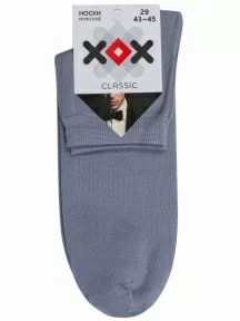 Мужские укороченные носки ХОХ, X-1125, СЕРЫЕ