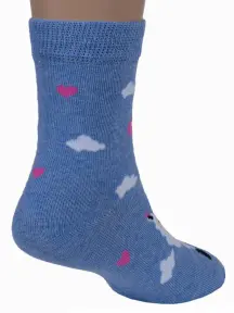 Комплект из 5 пар детских носков RuSocks (Орудьевский трикотаж) рис. 02, ДЖИНС (5-Д3-13159)