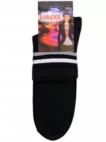 Детские спортивные носки LORENZline, П19, ЧЕРНО-СЕРЫЕ