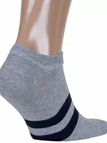 Мужские ультракороткие носки "Красная ветка", С-1383, СЕРЫЕ