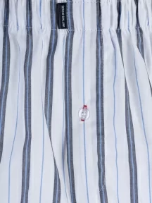 Мужские трусы-шорты из 100% хлопка Sergio Dallini, SG3310-2, ГОЛУБЫЕ