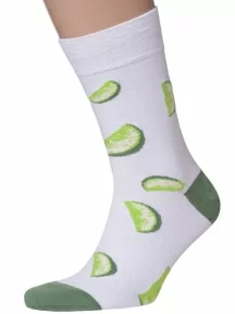 Мужские носки MSCLUB №М24, nm-275, БЕЛЫЕ