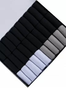 Набор из 30 пар мужских носков "Бизнес" (RuSocks / Орудьевский трикотаж), РуС-30, микс 4