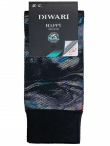 Мужские носки DiWaRi, 20С-202СП, рис. 153, ЧЕРНЫЕ
