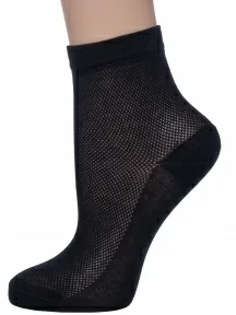 Детские носки с сеточкой LORENZline, Л32М, ЧЕРНЫЕ
