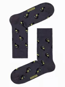 Комплект из 2 пар мужских носков DiWaRi, 2-17С-151СП, рис. 081, ТЕМНО-СЕРЫЕ