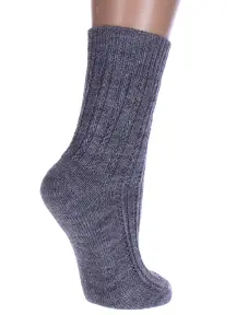 Женские полушерстяные носки RuSocks (Орудьевский трикотаж) СВЕТЛО-СЕРЫЕ (Ж-180)