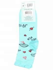 Детские носки LORENZline, П6, БИРЮЗОВЫЕ
