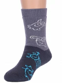 Детские махровые носки Брестские (БЧК), 14С3060, рис. 4027, СЕРЫЕ