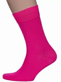 Мужские носки из мерсеризованного хлопка Sergio Di Calze (PINGONS), 17SC6, ФУКСИЯ