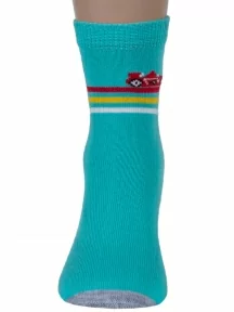 Детские носки RuSocks (Орудьевский трикотаж), Д3-13501, рис. 05, БИРЮЗОВЫЕ
