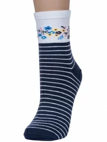 Женские носки "Красная ветка", С-1254, СИНИЕ