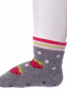 Детские махровые носки Conte kids, 7С-53СП, рис. 468, СЕРЫЕ