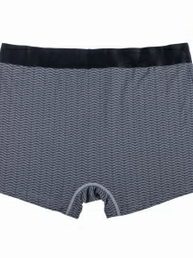 Мужские бамбуковые трусы-боксеры SD (by Salvador Dali), SD2040-2, СЕРЫЕ