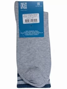 Мужские спортивные носки "Красная ветка", С-1350, СЕРЫЕ