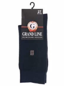Мужские носки GRAND LINE, М-132, ТЕМНО-СИНИЕ
