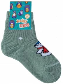 Детские махровые носки Альтаир, С90, САЛАТОВЫЕ