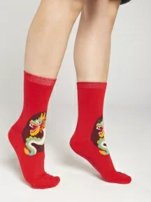 Унисекс носки Oemen, PM427, рис. 427 "Дракон"